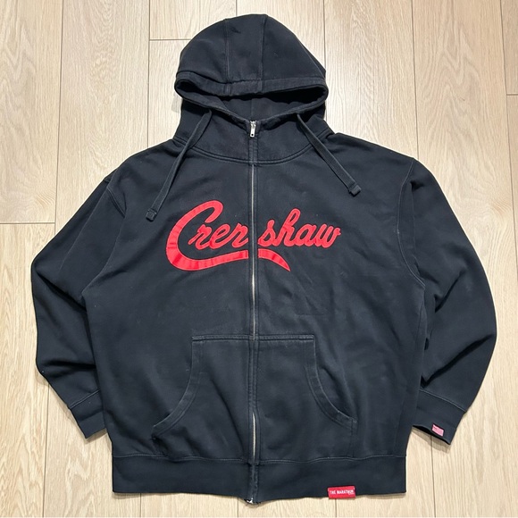 The Marathon Clothing Other - The Marathon Clothing Black "Crenshaw" Full Zip Hoodie Size XL